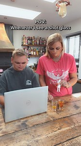 POV every time i see a shot glass #comedy #funny #pregnancy | Martin and Bex