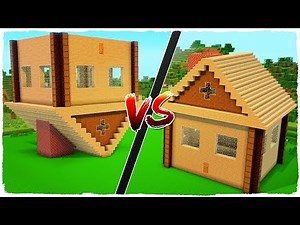 ? Casa NORMAL vs casa INVERTIDA - MINECRAFT