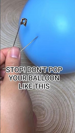 HOW TO DEFLATE A BALLOON WITHOUT POPPING IT