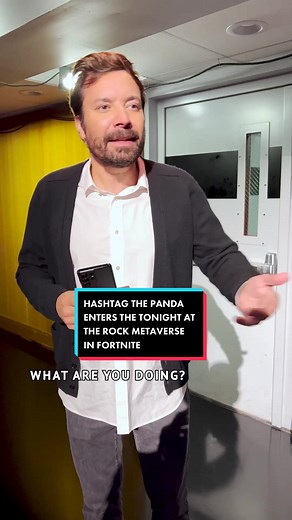 Hashtag the Panda Enters the Tonight at the Rock Metaverse in Fortnite