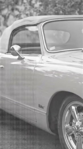 A beautiful 1960 Karmann Ghia Convertible