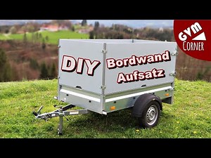 DIY Side Wall Extension For Car Trailers