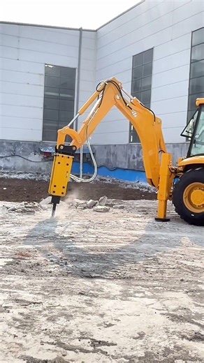 MYZG/SDZG 388 Backhoe Loader with Breaker Hammer: 75KW Power & 3820mm Dig Depth