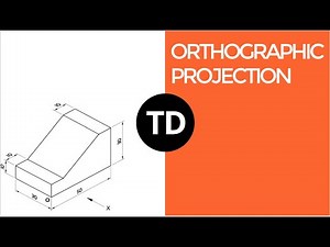 Orthographic Projection - 3 , Tutorial - Engineering drawing