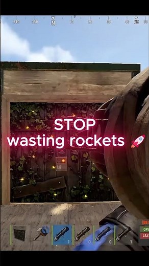 How Many Rockets for Every Door in Rust? 🚀 #rust #gaming #rustgame