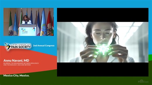 Dr. Annu Navani - Blurring the Boundaries Between Biologics and Technology 🌐🎥 Watch the full lecture at: https://paincast.com/blurring-the-boundaries-between-biologics-and-technology/ This presentation explores the transformative power of biotechnology and emerging technologies in healthcare. Topics include stem cell therapy, gene editing (CRISPR), CAR-T therapy, 3D bioprinting, and brain-computer interfaces like Neuralink. Dr. Annu Navani highlights advancements in regenerative medicine, digi