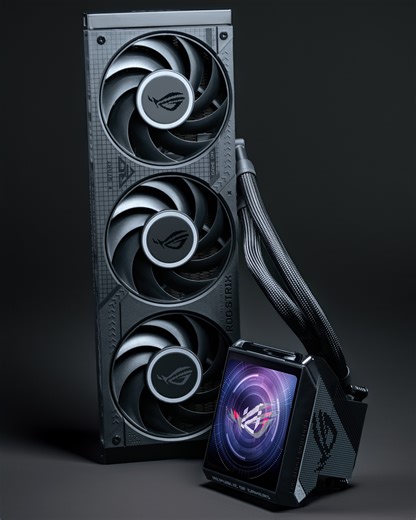 ROG Global | Snap. Cool. Conquer. ⚡​ The ROG Strix LC IV Series ends cable clutter.​ With the AIO Q-Connector’s metal contact pins, fans and pump... | Instagram