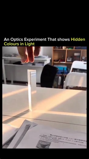 ELVORA on Instagram: "White light looks simple — until physics pulls it apart 🌈🔬 This experiment reveals that white light is actually a mix of many colors. When a beam of white light enters a glass prism, it slows down and bends, a process called refraction. Because each color has a different wavelength, each one bends by a different amount as it travels through the glass ✨ Red light bends the least, while violet bends the most 🎨 As the light exits the prism and bends again, these tiny differ