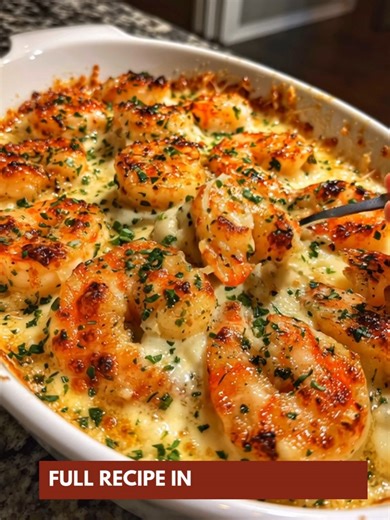 A quick cheesy seafood hit with crispy golden magic on top! | Tasty Home Recipes
