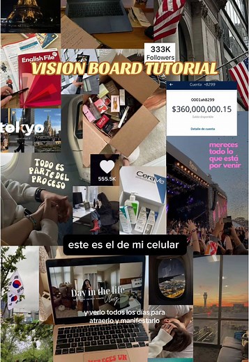 Tutorial para crear tu Vision Board 2025