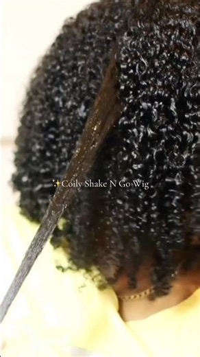 💖✨ The ULTIMATE Time-Saver: 3 Second Shake & Go Full Wig! ⏱️💁🏾‍♀️ #shorts #hairstyles #wiginstall