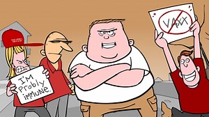 Nice try, Comrade Joe, but you can’t make us stay alive just so you look good! Dying. The ultimate way to own the libs. http://www.markfiore.com/ (Special thanks to John Taylor, voice artist extraordinaire!) | Mark Fiore Animated Political Cartoons