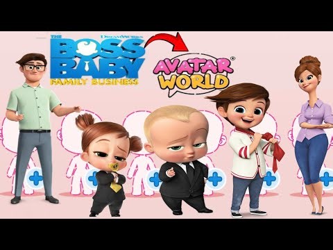 The Boss Baby Family Joins Avatar World! 👶 Creating The Whole Family in Avatar World Game!#bossbaby