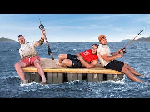 $300 Raft - Overnight Survival Challenge!