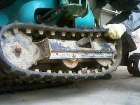 komatu PC01-1A キャタピラ交換