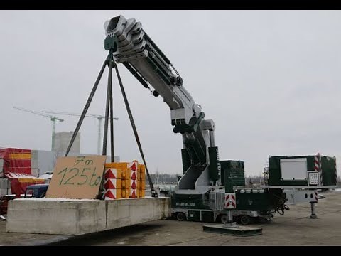 Top largest knuckle boom cranes in action | The most advanced crane