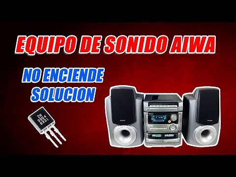 How to Fix Your AIWA Sound System 🔊 That Won't Turn On ✅ // Model NSX F959
