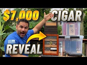 Inside My $7,000 Cigar Collection and The Humidor / Tupperdor Setup Tutorial