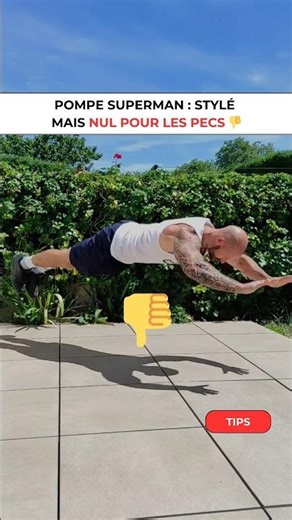 Pompe Superman : stylé mais INUTILE pour prendre des pecs ❌