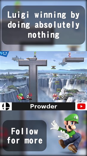 Luigi Wins by Doing Absolutely Nothing