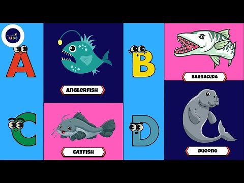 ABC Sea Animals Song 🐠🐙🐳 | A to Z Underwater Adventure for Kids | #abcd #kids