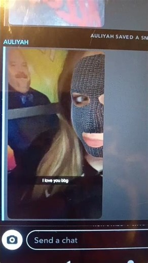 me and my bbg texting on Snapchat