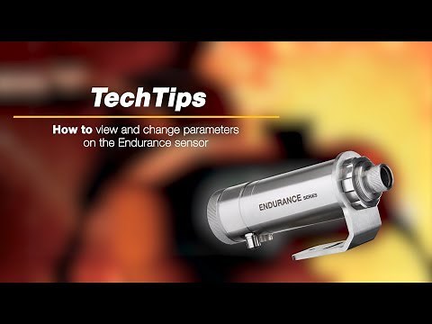 How-To: View and change parameters on the Endurance sensor