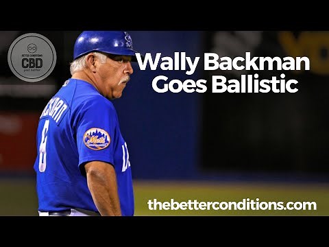 Wally Backman New York Mets Temper Tantrum // Best baseball ejections // CBD Endorsement