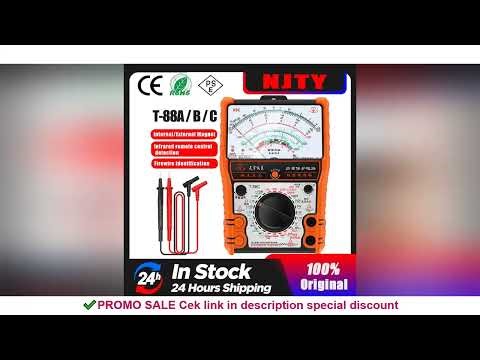2025New Pointer Multimeter T88A T88B T88C AC/DC 2500V Volt-Ammeter Analog Multimetro Resistor Tester