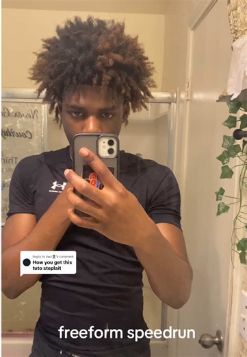 Replying to @𝑺𝒎𝒍🙎🏽‍♂️ if this shi don't do go good i'm not giving tutorial ngl yall are cooked #freeform #freeformtutorial #dreads #4c #freeformmethod