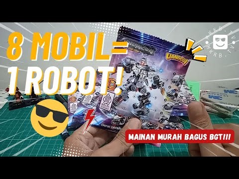 MAINAN ROBOT MURAH DARI PERMEN!? UNBOXING RAKIT REVIEW MECHA SWAT DARI LIANGGUI #MKKBTV