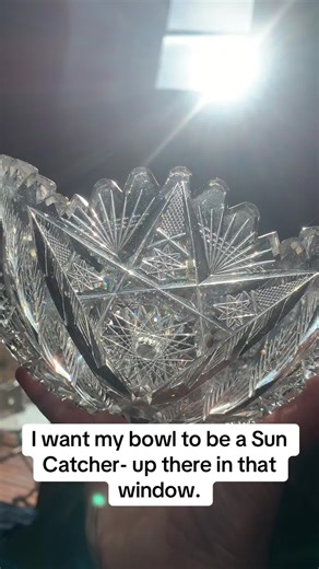 The winter Sun coming through the dormer window is so beautiful. I want a Sun Catcher just like this bowl.