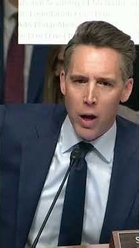 'Narcissist & megalomaniac': Senator Hawley humiliates Anthony Fauci during Senate hearing