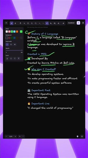 History of C Language in 30 Seconds 🔥 | C Programming Tutorial #2 | Learn C Language #keepcoding
