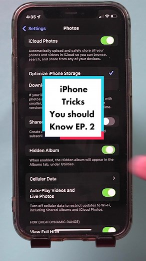 Hide photos or videos on iPhone! #letmeshowyou #iphonetricks #iphone #tutorials #howto