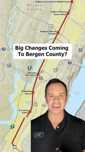 Bergen County Life on Instagram: "🚊 Big transit news for Bergen County. NJ Transit is officially moving forward with plans to expand the Hudson-Bergen Light Rail all the way to Englewood Hospital. The 10-mile Northern Branch Project will add 7 stops and connect more towns than ever before. What are you thoughts on this project. Drop it in the comments ⬇️ #NJTransit #BergenCounty #NorthJersey"