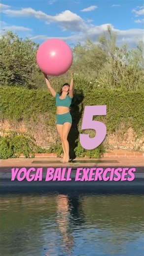 5 Yoga Ball Exercises for a Snatched Core!!! 💖🔥