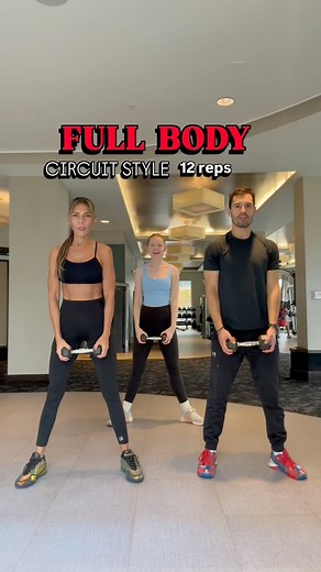 11K views · 58 reactions | Full Body Workout  Perfect when you don’t have too much time but want to get a good workout. Shoulders , biceps , abs , glutes , quads , hamstrings  6 Exercises- 3 Sets - Circuit Style Circuit: One exercise after the other resting 20 secs between them . One min rest between sets We got this , let’s go !! #fullbodyworkout #dumbbellworkout #fitness #fitnessmotivation #explorepage | pattriii1 | Facebook