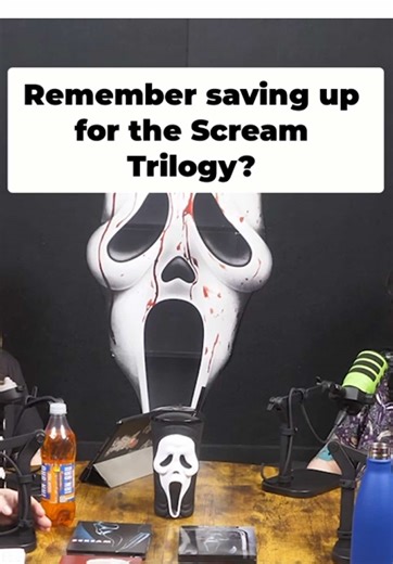Buying the Scream trilogy DVD box set in the year 2000 for £49.99! Clipped from our scream 7 spoiler special podcast on the YouTube channel (link in bio 😉) @LAYNAFRANKENSTEIN @Emily @The Horror Cut Show @Sharks Podcast Studio #scream7 #scream7spoilers #screamtriology #dvd