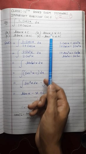 Class 12 Maths Integration Most Important Questions 2026 | Board Exam Mein Pakka ayega