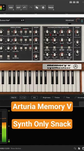 7 Instances of @ArturiaOfficial Memory V - sigh, what a beauty! #synth #sounddesign #arturia