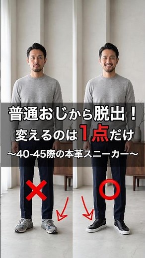 【40代50代メンズ】秋の休日お出かけコーデ！清潔感ときちんと感をつくる大人のきれいめ着こなし【MENZ-STYLE】