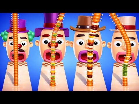 Sandwich Runner - Satisfying Speedrun All Levels Gameplay Walkthrough Android ios NewUpdate video 12