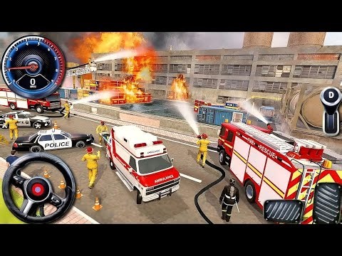 Fire Truck Simulator 2026 - Real Firefighter & Fire Rescue Missions - Android Gameplay