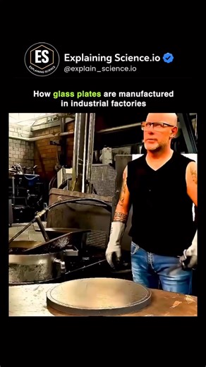 SCIENCE | FACT | KNOWLEDGE on Instagram: "How Glass Plates Are Manufactured in Industrial Factories 🏭🔥 Most modern glass plates (flat sheets used for windows, mirrors, and buildings) are made using the float glass process — one of the most important breakthroughs in materials engineering. 🌍 Raw Materials The main ingredients are: • Silica sand (SiO₂) • Soda ash (Na₂CO₃) • Limestone (CaCO₃) • Recycled glass (cullet) These are precisely measured and mixed before entering a furnace. ⸻ 🔥 1. Melt