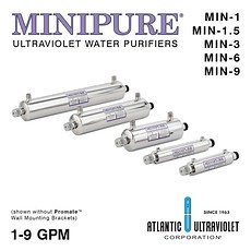 Minipure UV Water Purifiers 1–9 GPM - BuyUltraviolet