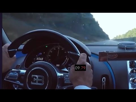 Bugatti Chiron 0-300 km/h Acceleration