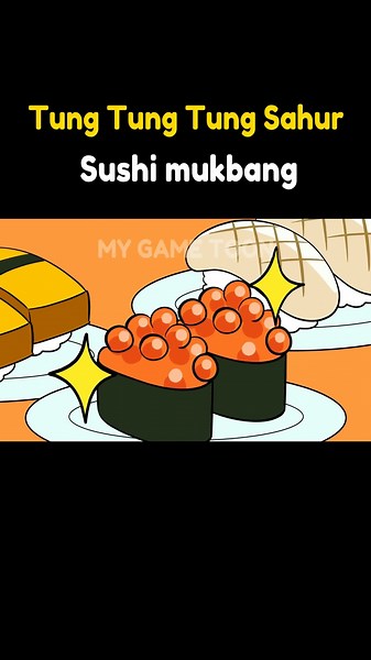 Tung Tung Tung Sahur Sushi mukbang #italianbrainrot