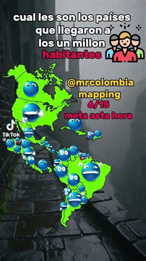 tu país a llegado a un millon de personas #mapping #yosoydelos7mil