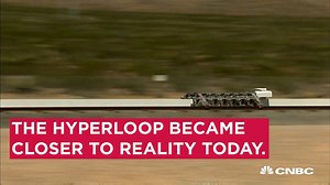 JUST IN: The future has arrived. Hyperloop One just completed the first full-scale demo of Hyperloop in the Nevada desert. See it here first. | CNBC